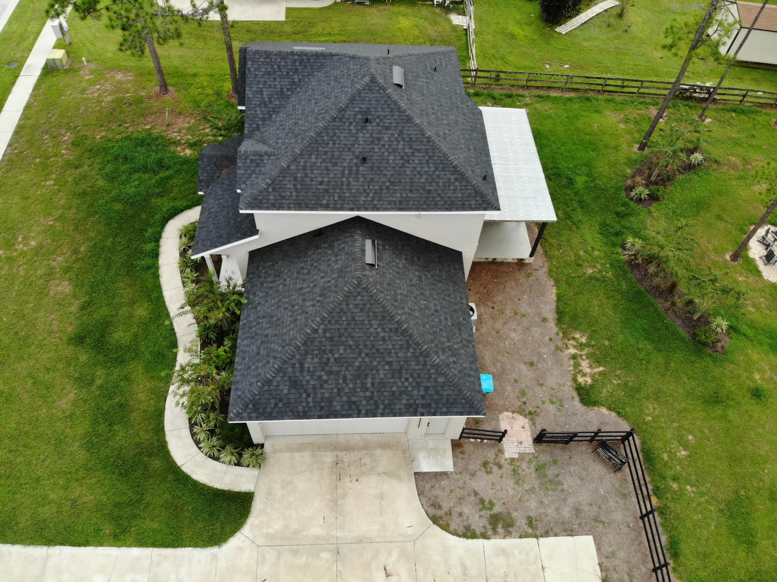 Shingle roof detail